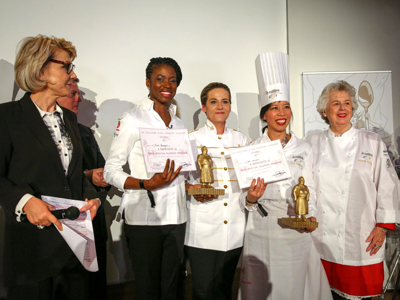 Remise des cuillères d'or 2017, premier concours de gastronomie 100% féminin