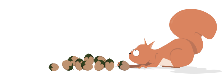 L'écureuil, mascotte du site MyTroc