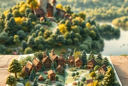 Création d'une salle de réception / gîte de groupe