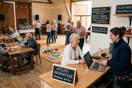 Dépannage informatique & Tiers-lieu intergénérationnel (jeux, danse)